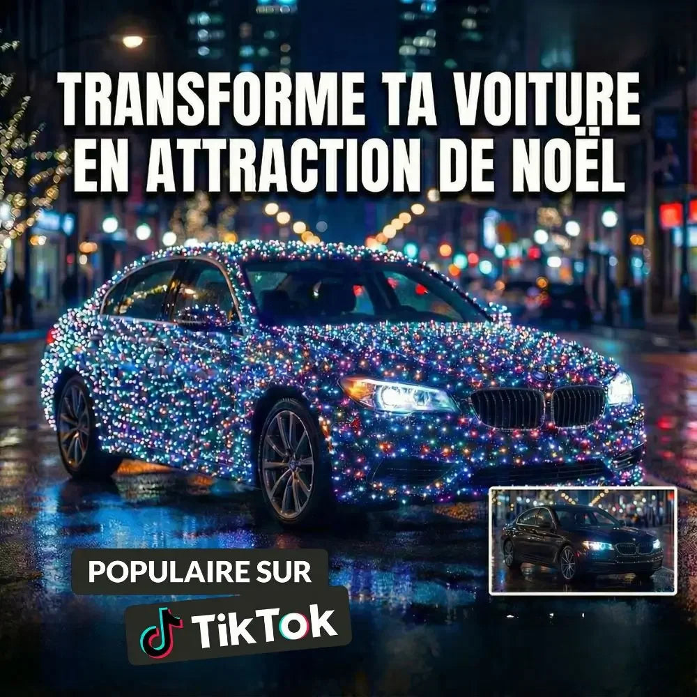 Kit Guirlandes LED Voiture de Noël